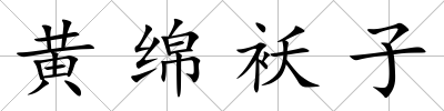 黃綿襖子