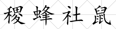 稷蜂社鼠
