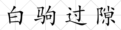 白駒過隙