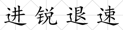 進銳退速
