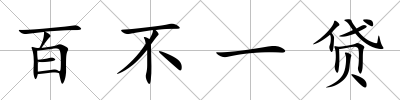 百不一貸