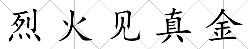 烈火見真金