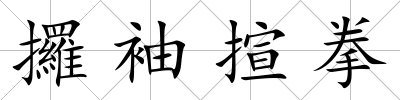 攞袖揎拳