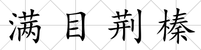 滿目荊榛