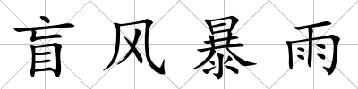 盲風暴雨