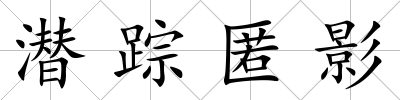潛蹤匿影