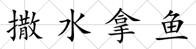 撒水拿魚