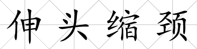 伸頭縮頸
