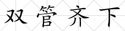 雙管齊下