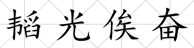 韜光俟奮