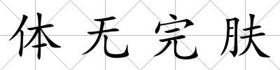 體無完膚