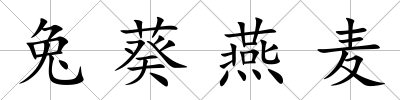 兔葵燕麥
