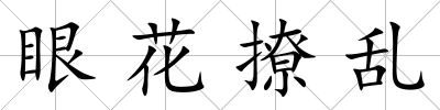 眼花撩亂