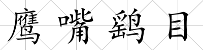 鷹嘴鷂目