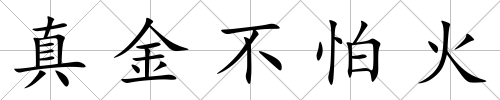 真金不怕火