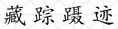藏蹤躡跡