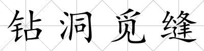 鉆洞覓縫