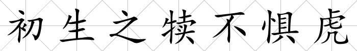 初生之犢不懼虎