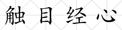 觸目經(jīng)心
