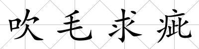 吹毛求疵