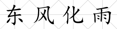 東風化雨