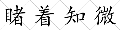 睹著知微