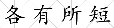 各有所短