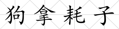 狗拿耗子