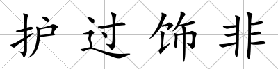 護過飾非