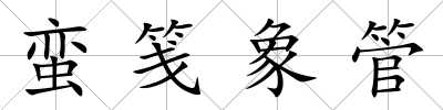 蠻箋象管