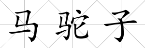 馬駝子