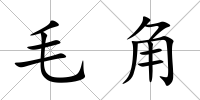 毛角
