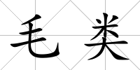 毛類