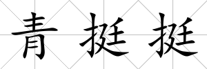 青挺挺
