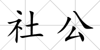 社公