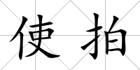 使拍