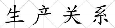 生產(chǎn)關(guān)系