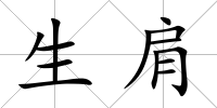 生肩