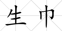 生巾