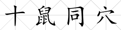 十鼠同穴