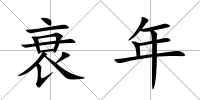 衰年