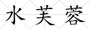 水芙蓉