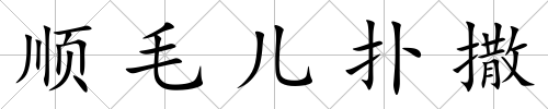順毛兒撲撒