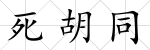 死胡同