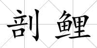 剖鯉