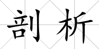 剖析