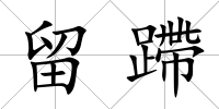 留蹛