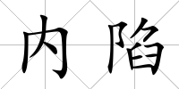 內(nèi)陷