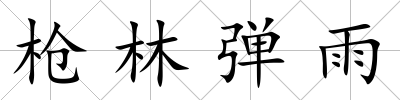 槍林彈雨