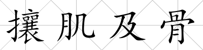 攘肌及骨
